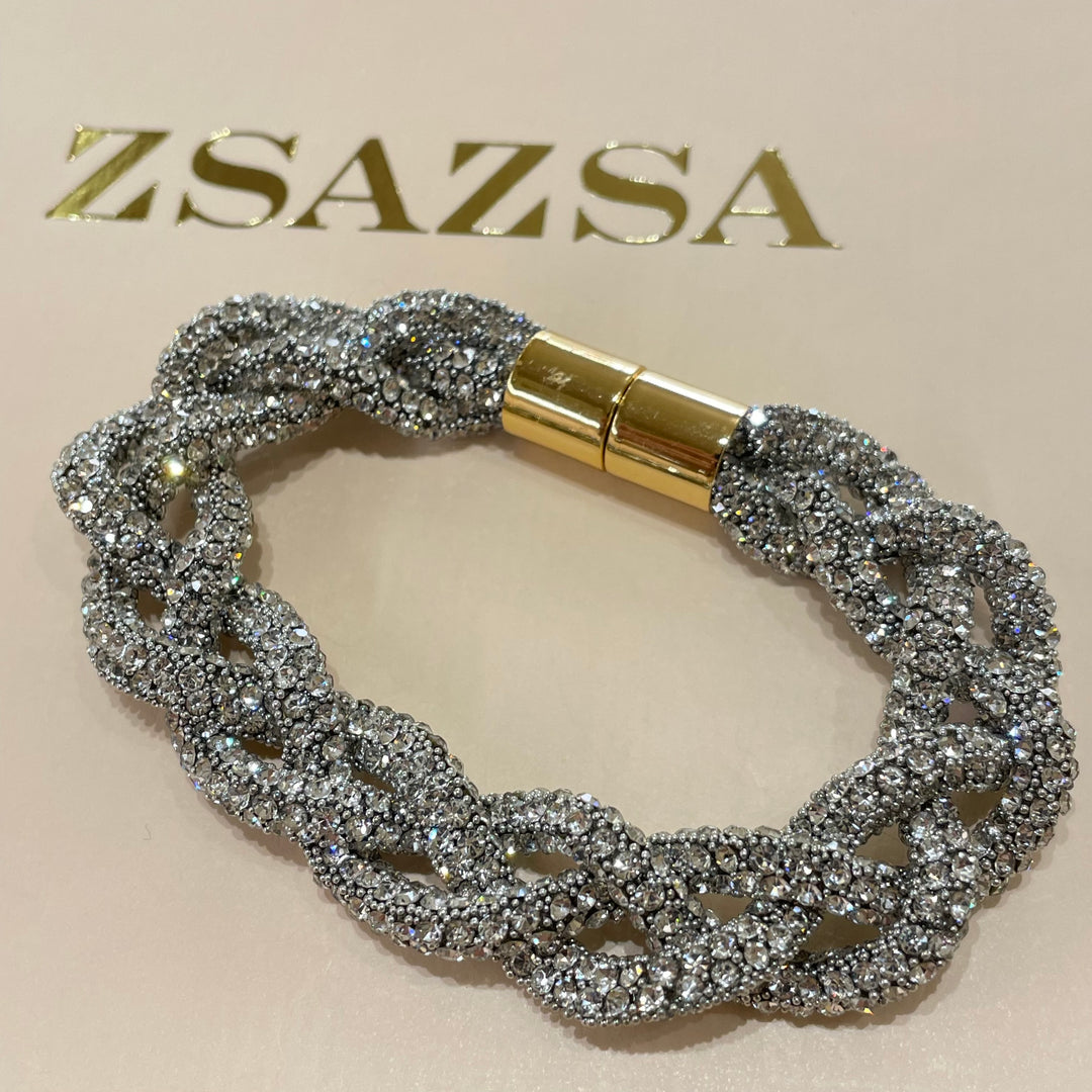 Bling Braided Necklace