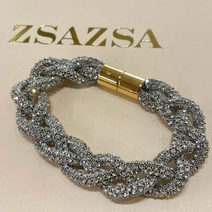 Bling Braided Necklace