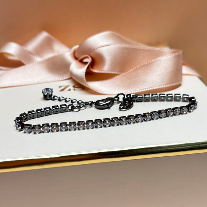 Tennis grey bracelet