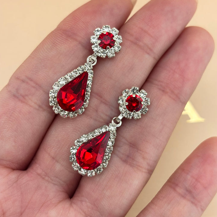 Rhinestone red set