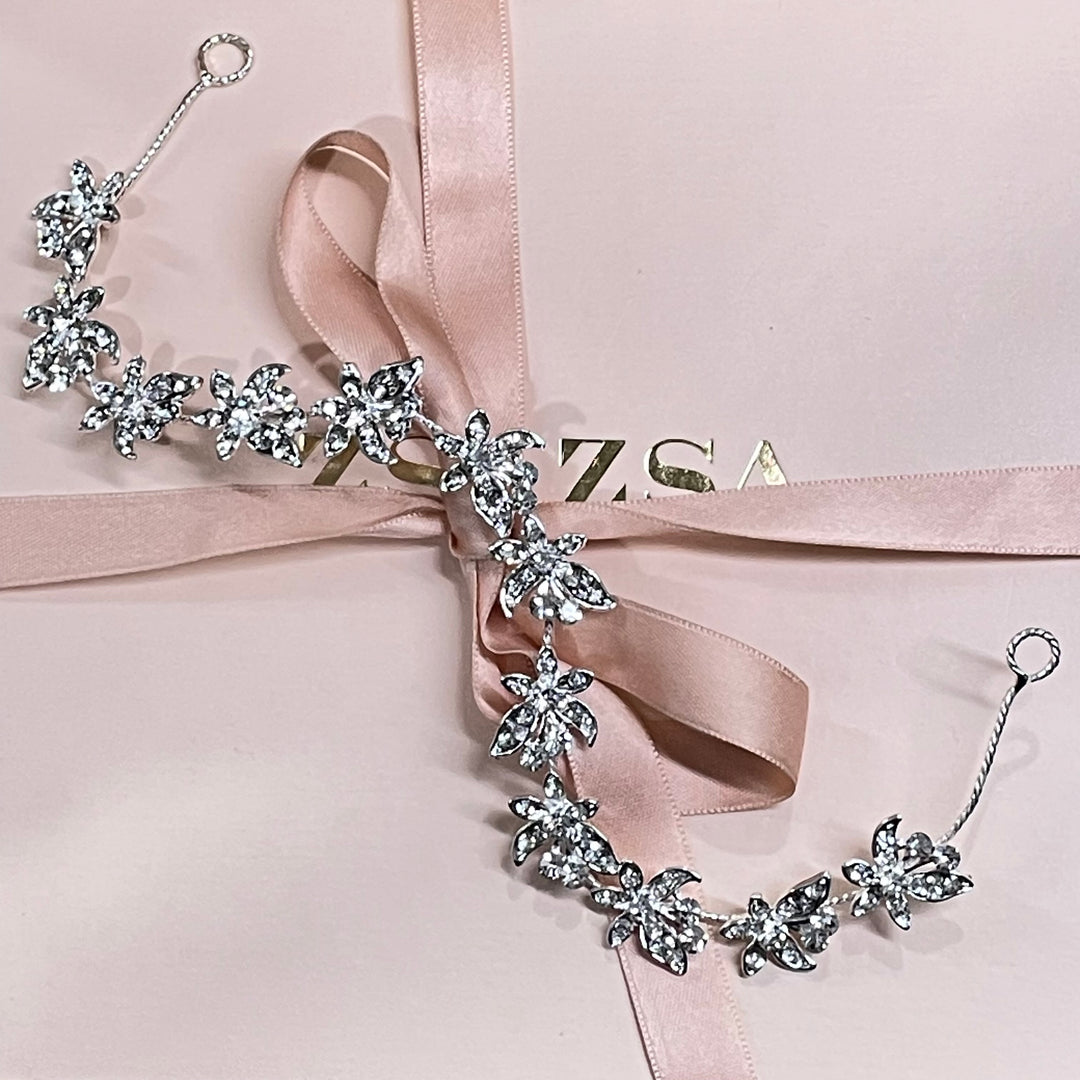 Cluster butterfly flexible headpiece