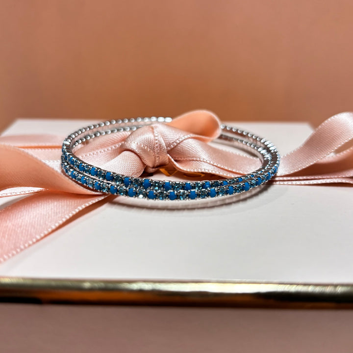 Dainty turquoise bangle