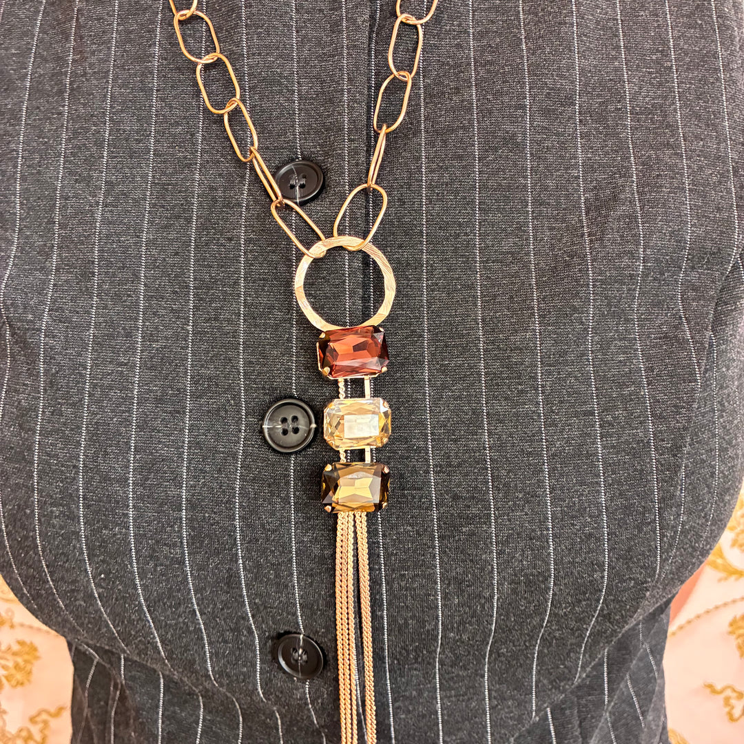 Handmade Rose gold Swarovski crystals set