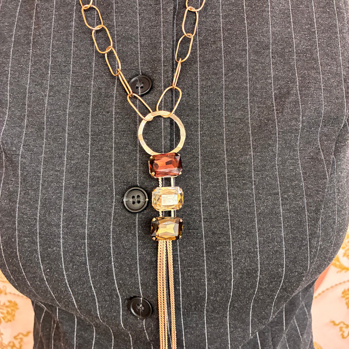 Handmade Rose gold Swarovski crystals set