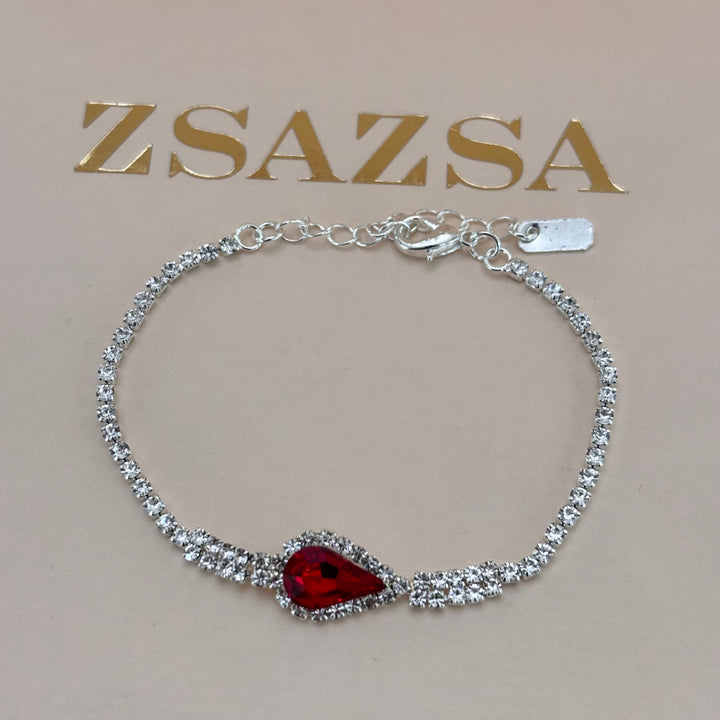Rhinestone red set