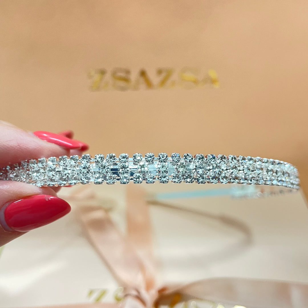 Dainty gold headband