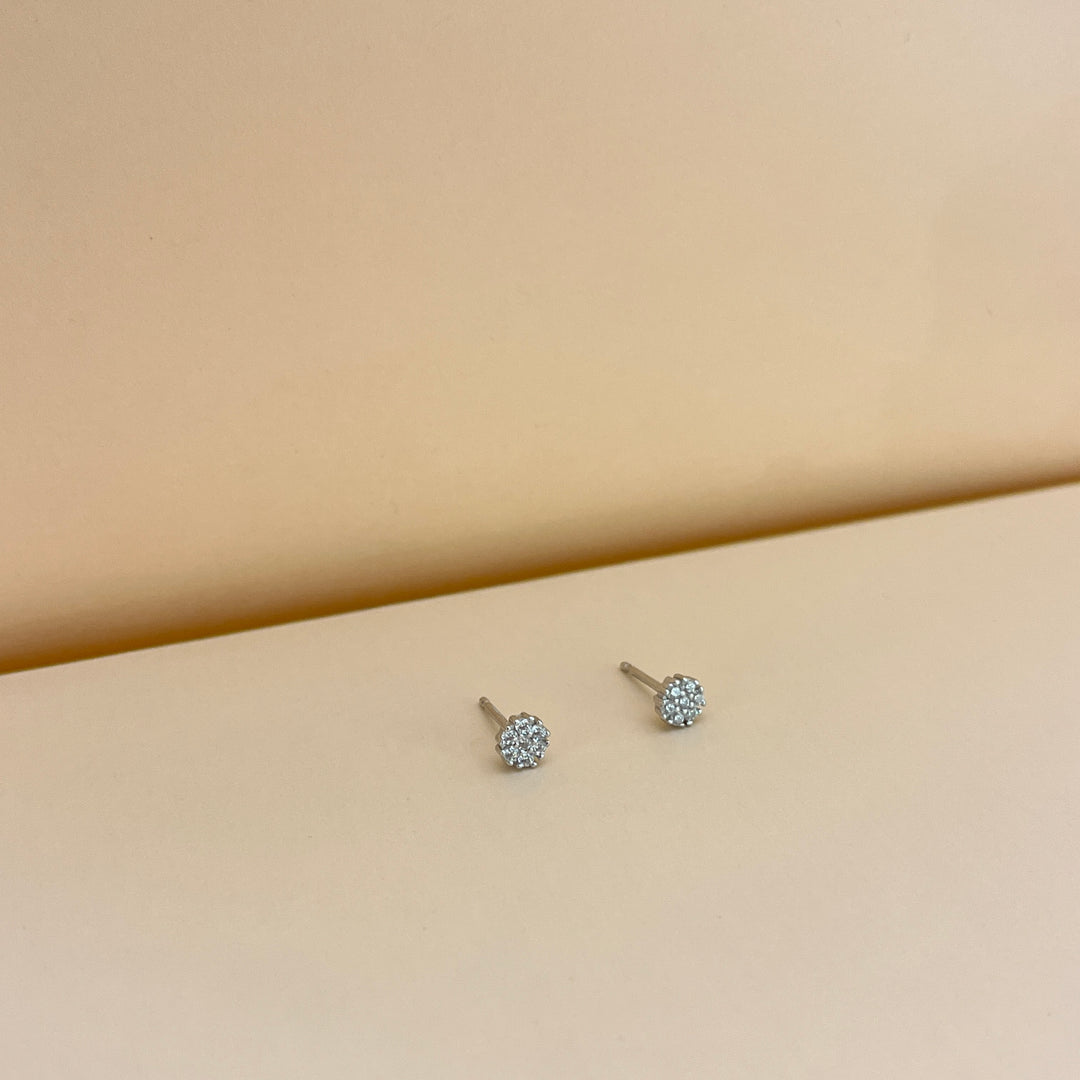 Silver zircone set