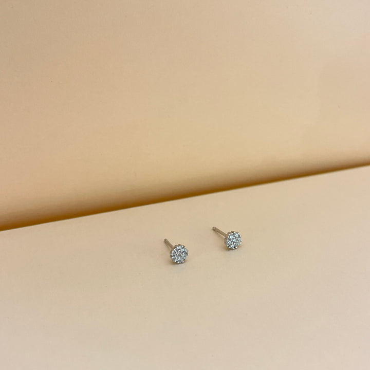 Silver zircone set