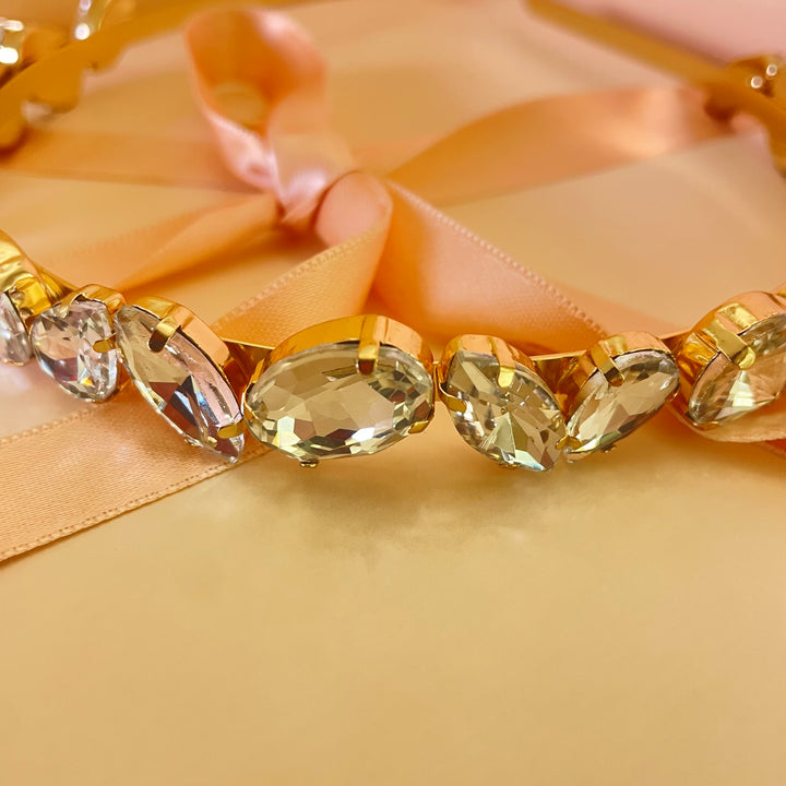 Oval Big stones headband