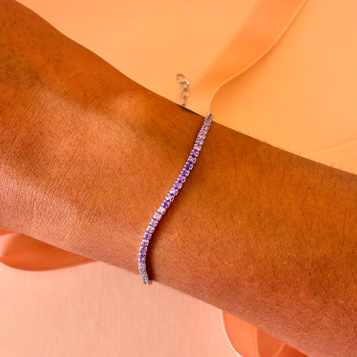 Purple Sterling silver set