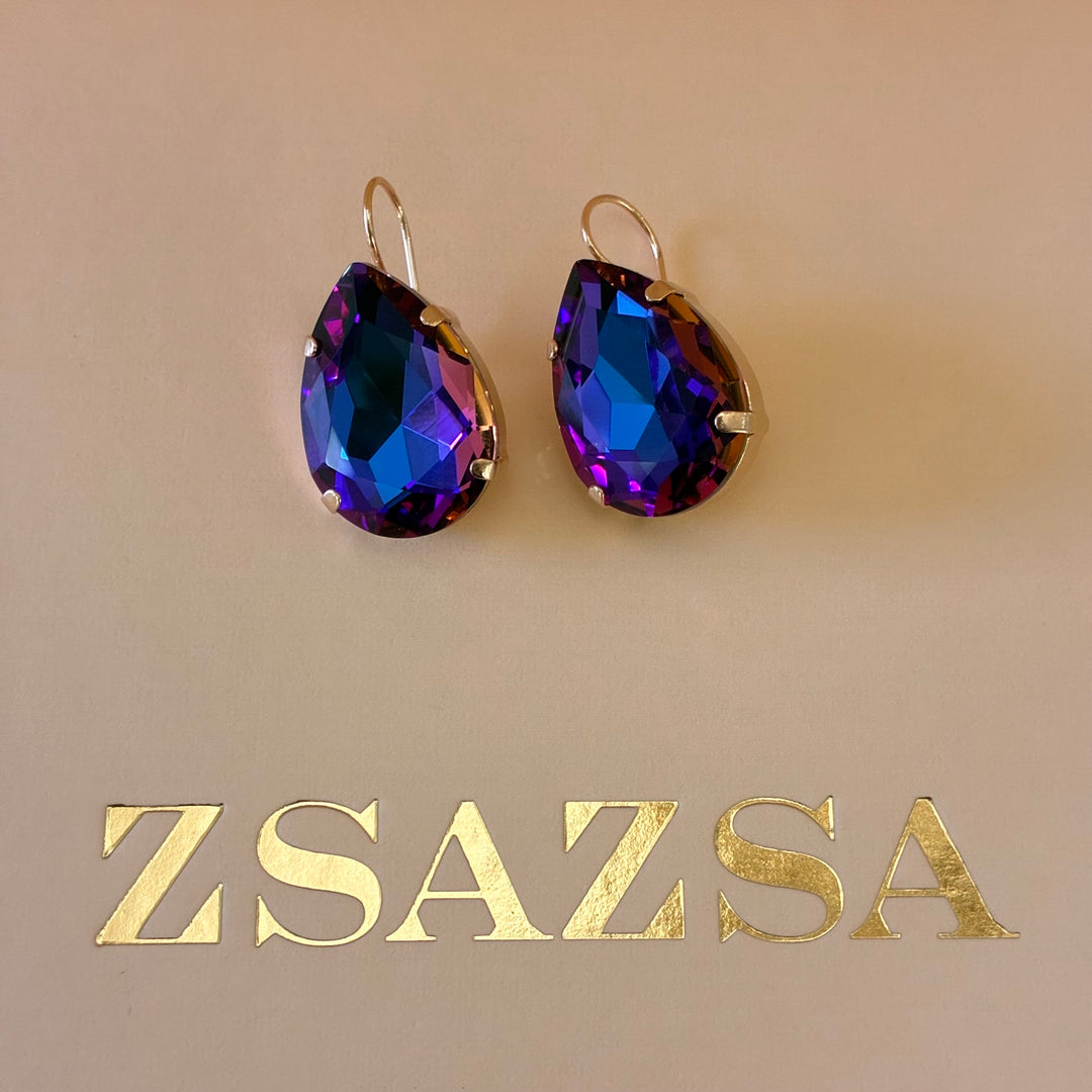 Handmade purple rose gold set