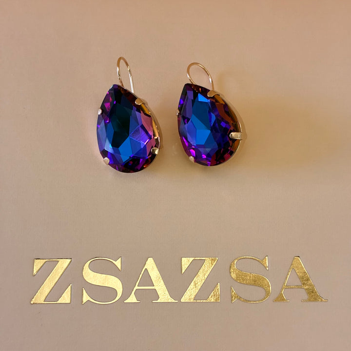 Handmade purple rose gold set