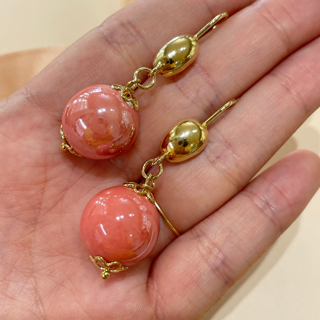 Coral ceramic knotted set