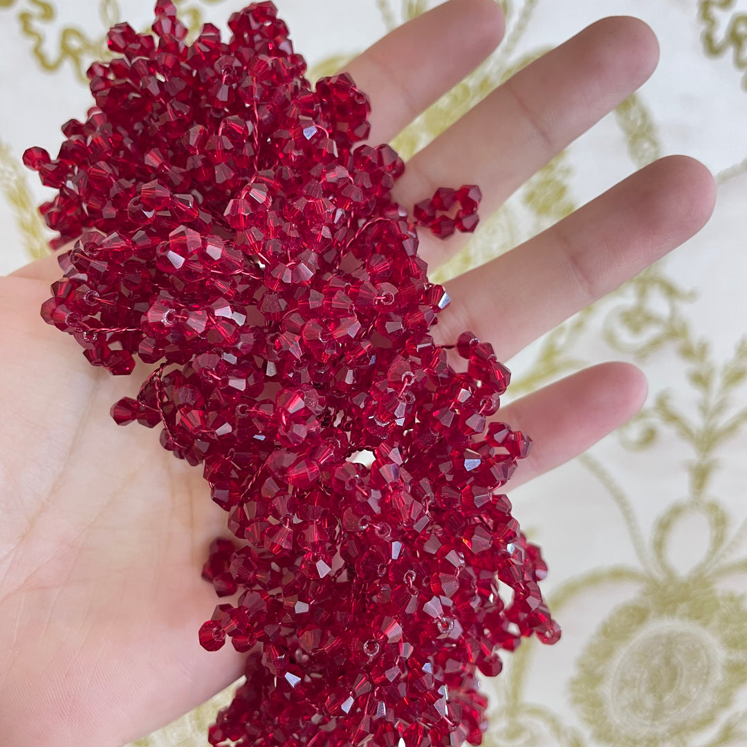 Basic dark red headband