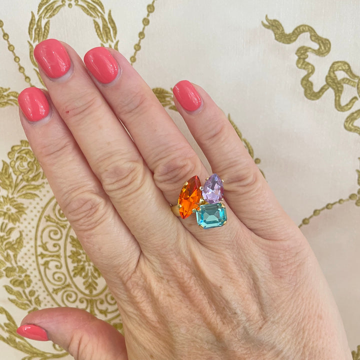 Mix of Swarovski crystals colours set