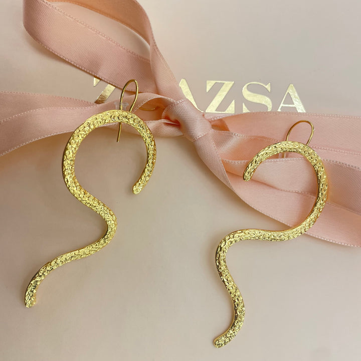 Snake gold handmade  set