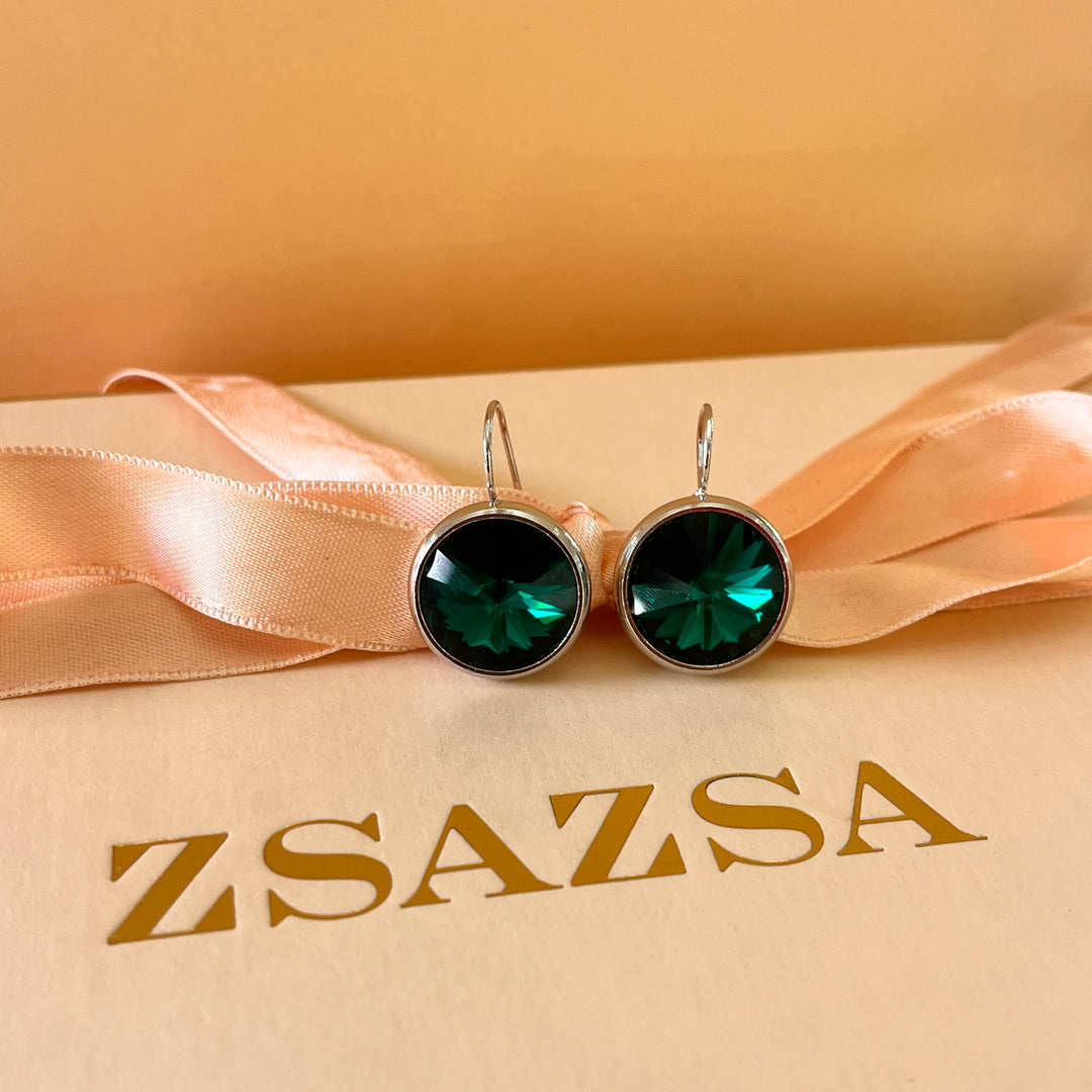 Dark green Swarovski Crystals set