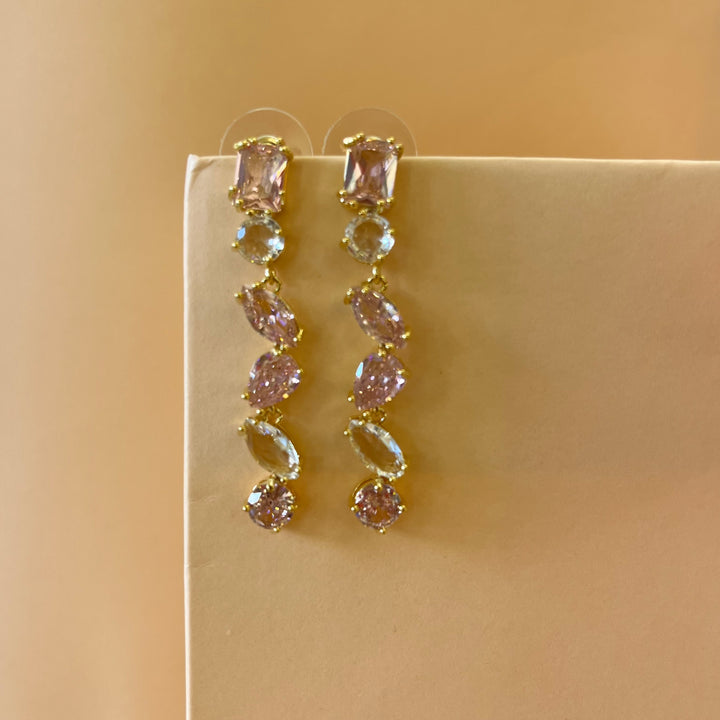 Light pink zircone set