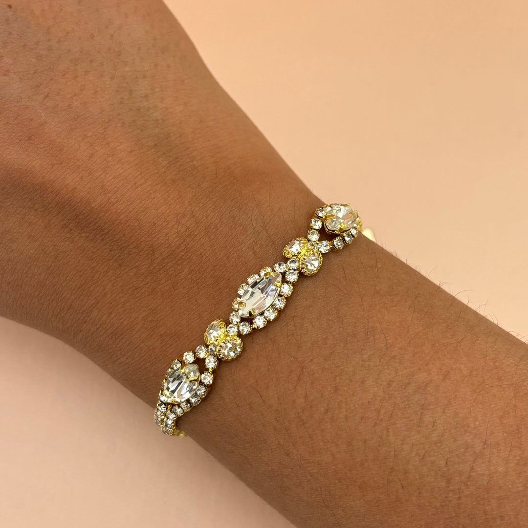 Rhinestone marquise set