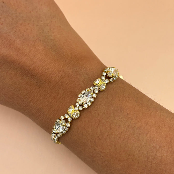 Rhinestone marquise set