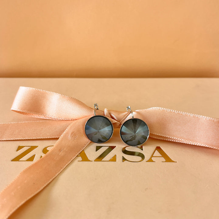 Grey Swarovski crystals set