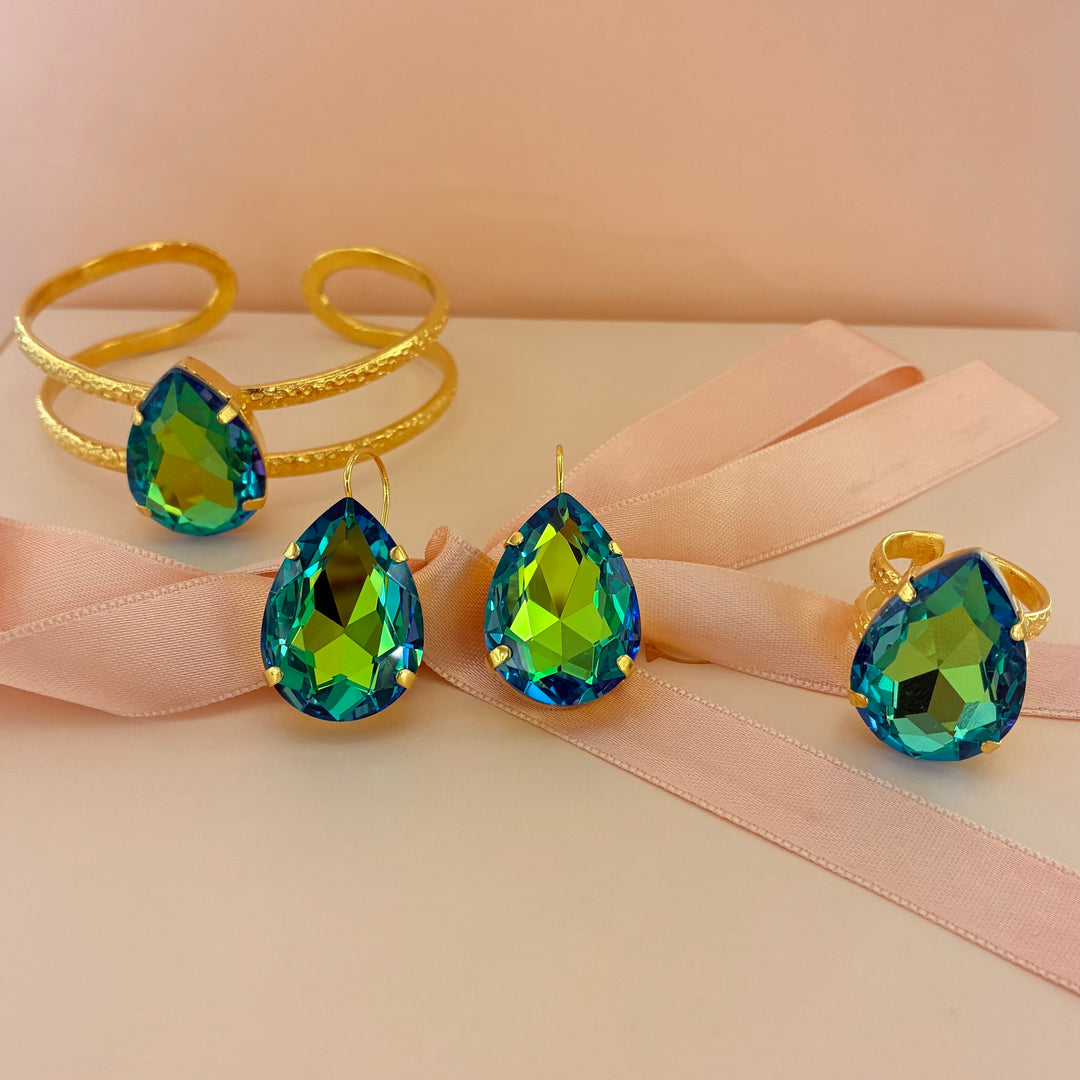 Handmade watermelon teardrop set