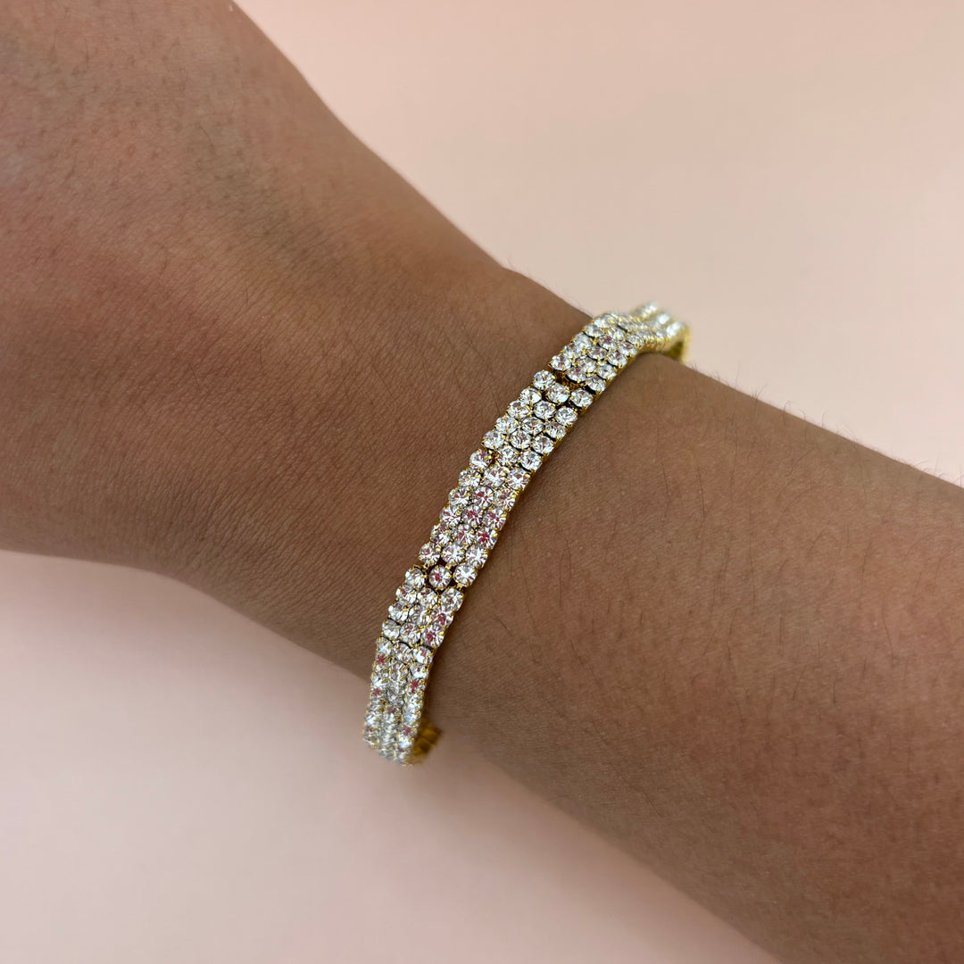 3 rows elegant bracelet
