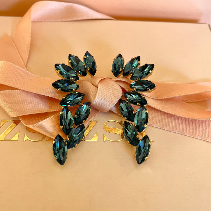 Verdemar swarovski crystals earrings