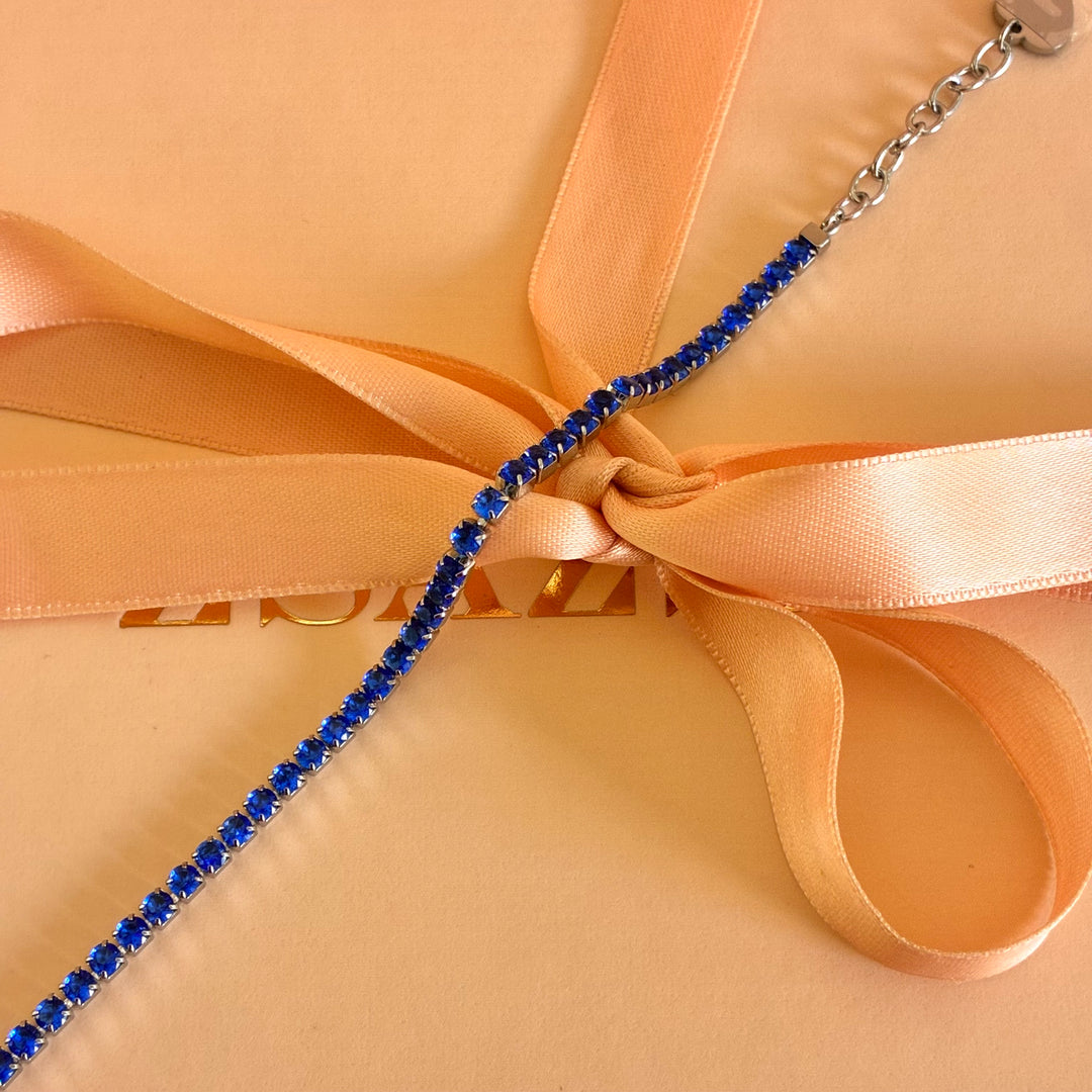 Royal blue stainless steel bracelet