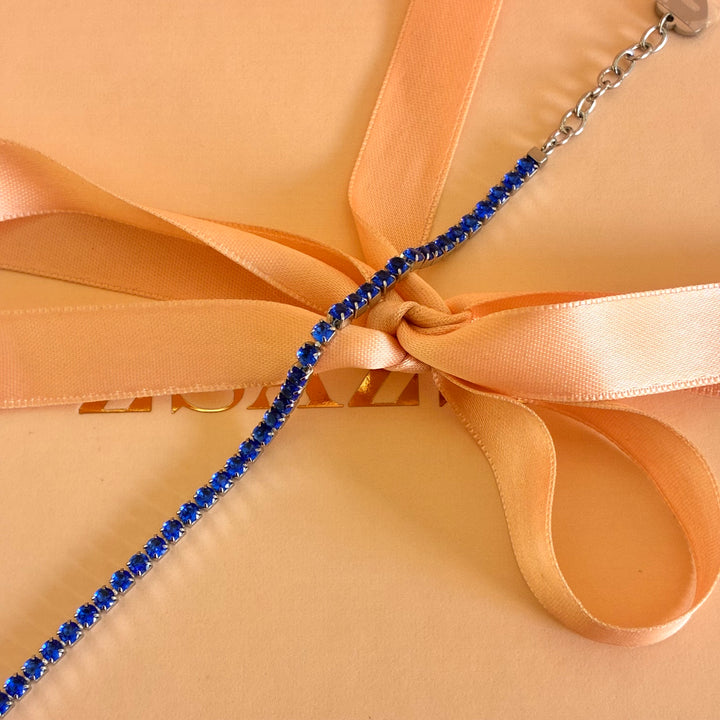 Royal blue stainless steel bracelet