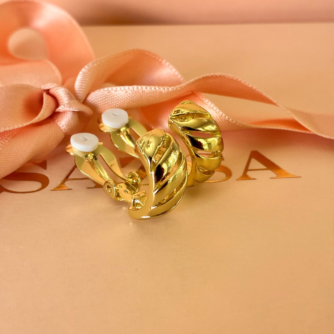 Plain clip on half hoops