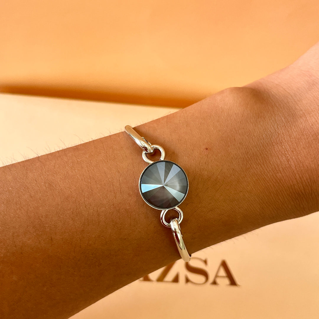 Grey Swarovski crystals set