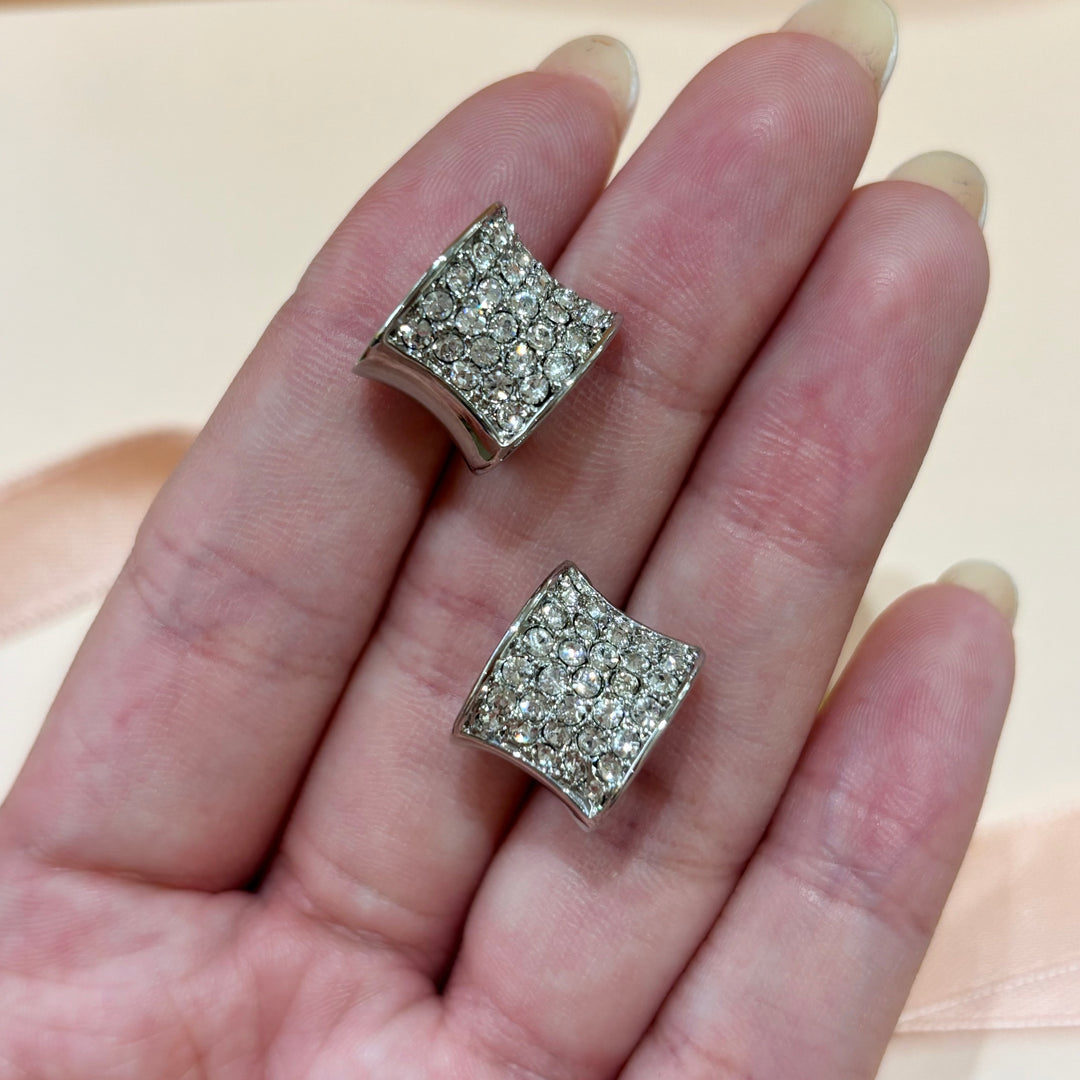 Rhinestone silver set