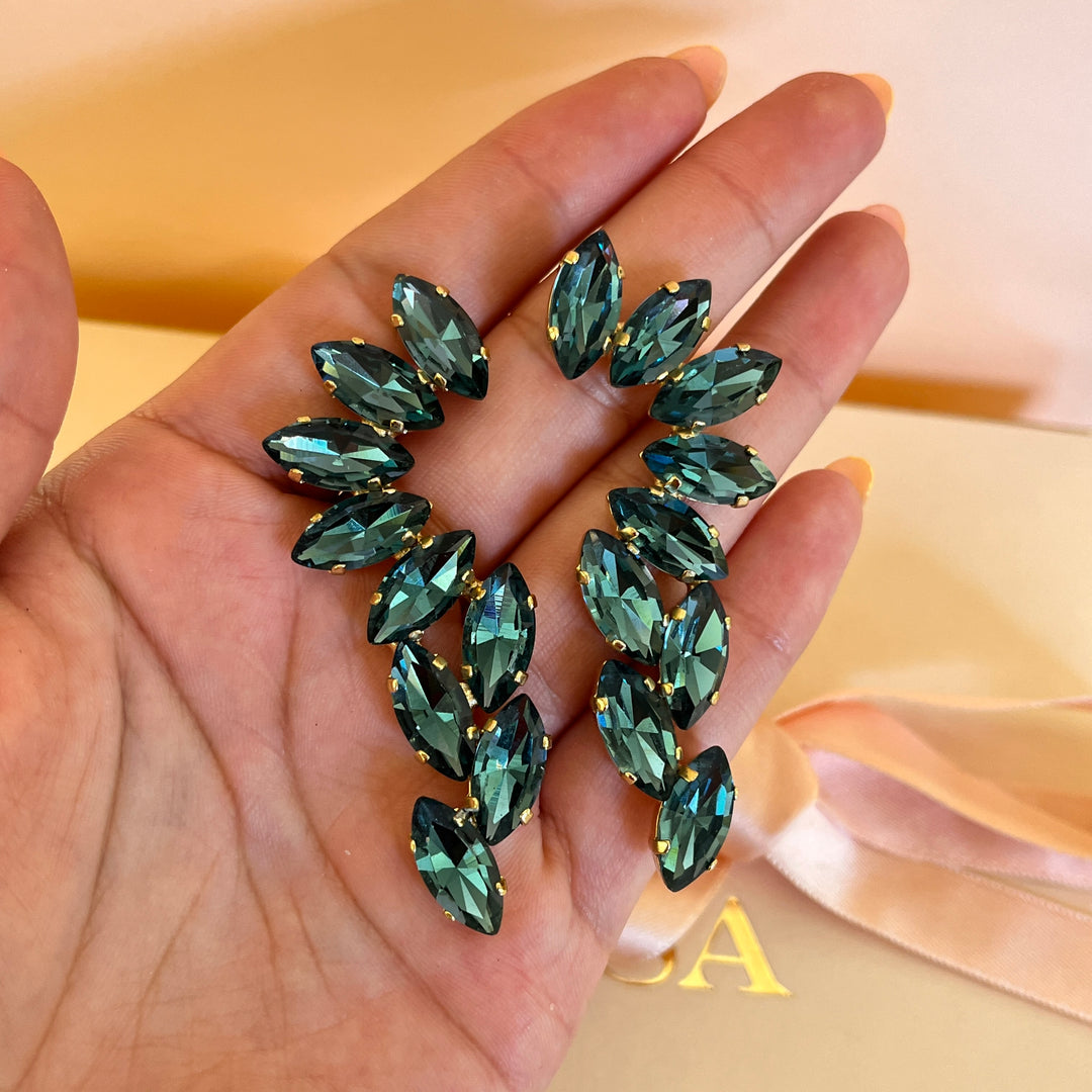 Verdemar swarovski crystals earrings