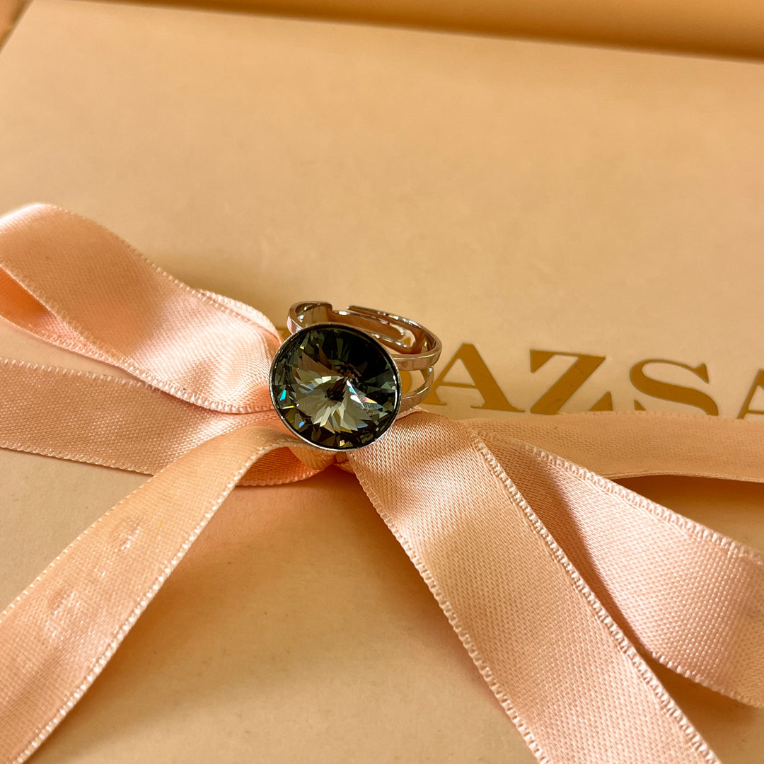 Grey Swarovski crystals set