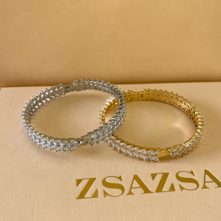 Marquise zircone bangle