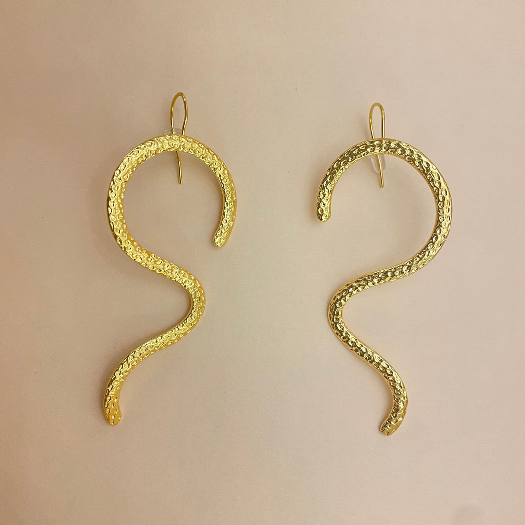 Snake gold handmade  set
