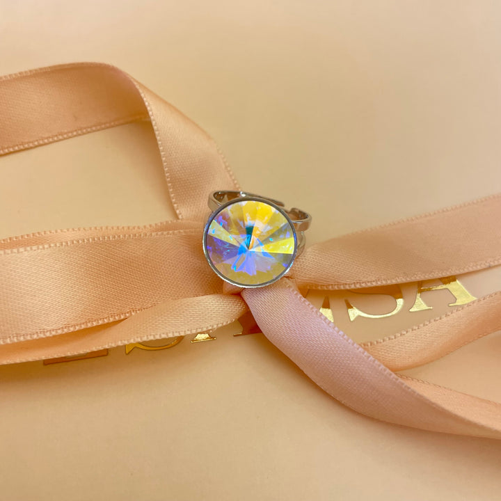 Aurora borealis Swarovski crystals set