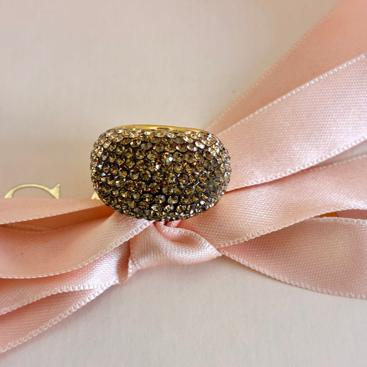 Bronze gold plated ring