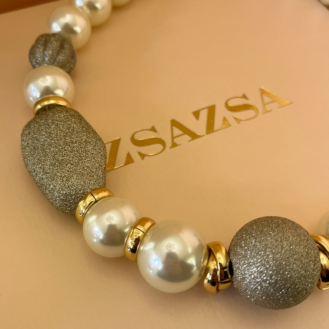 Stunning sparkling gold set