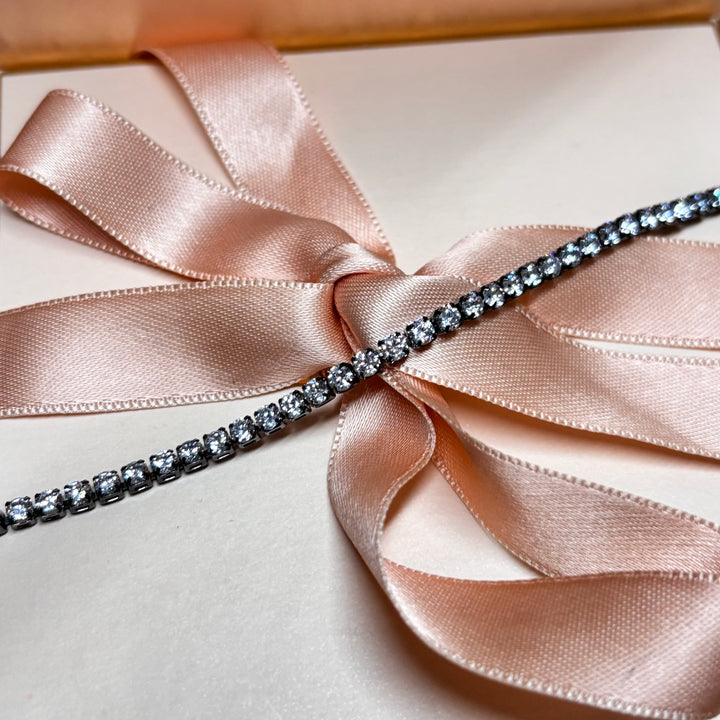 Tennis grey bracelet