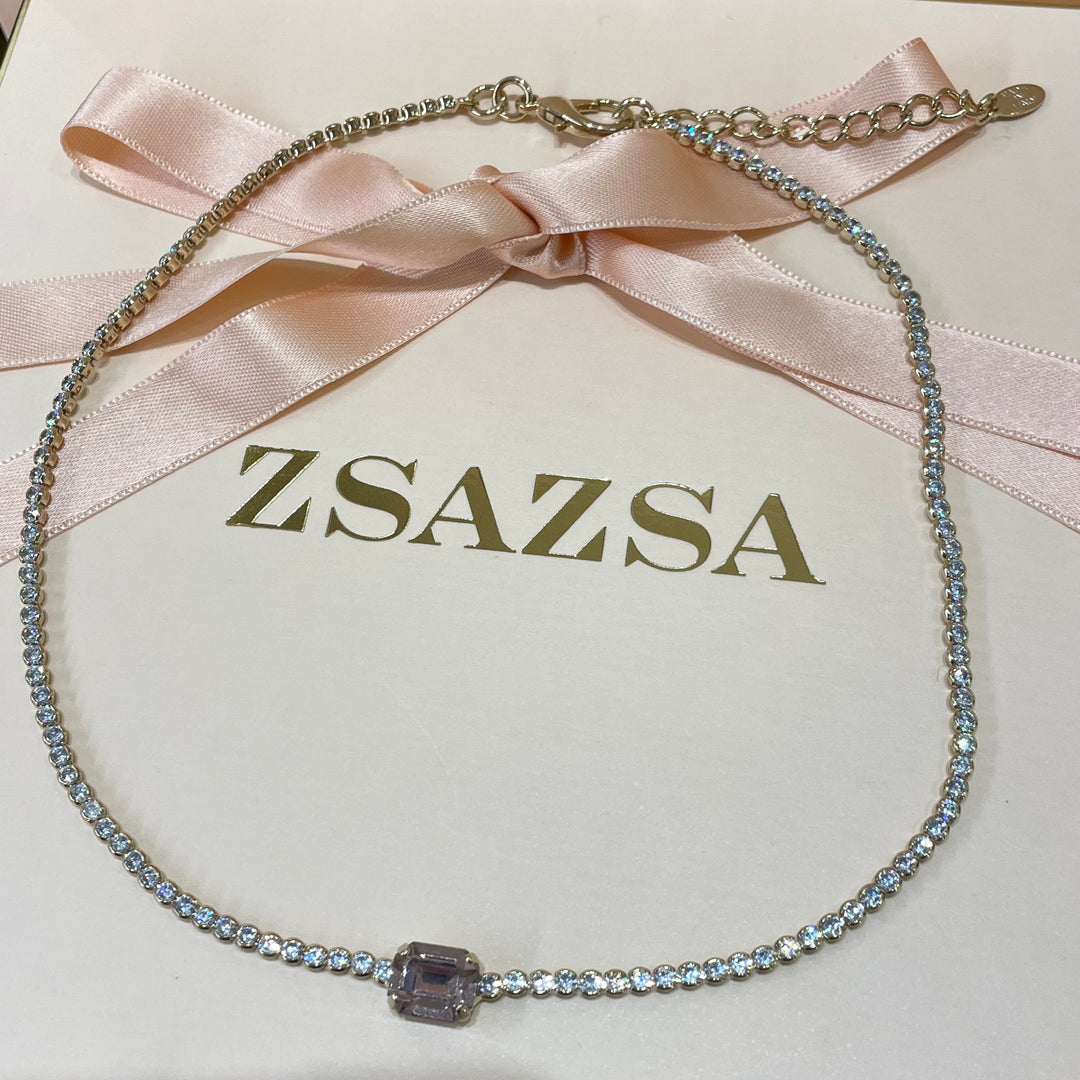 Classic mauve purple Swarovski Crystals set