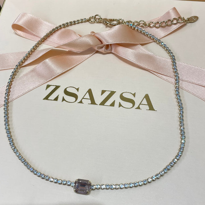 Classic mauve purple Swarovski Crystals set