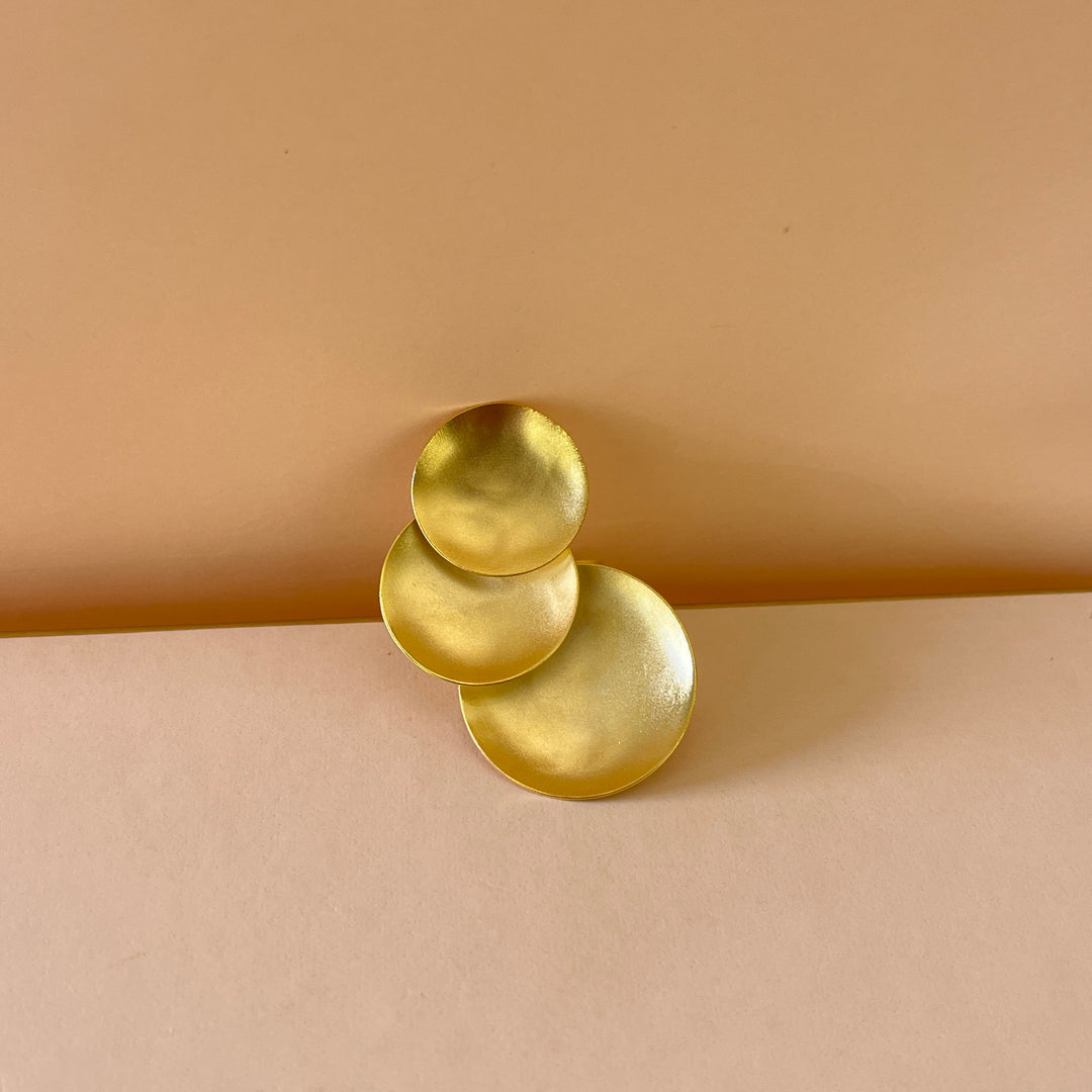 Gold discs handmade set