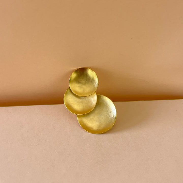 Gold discs handmade set