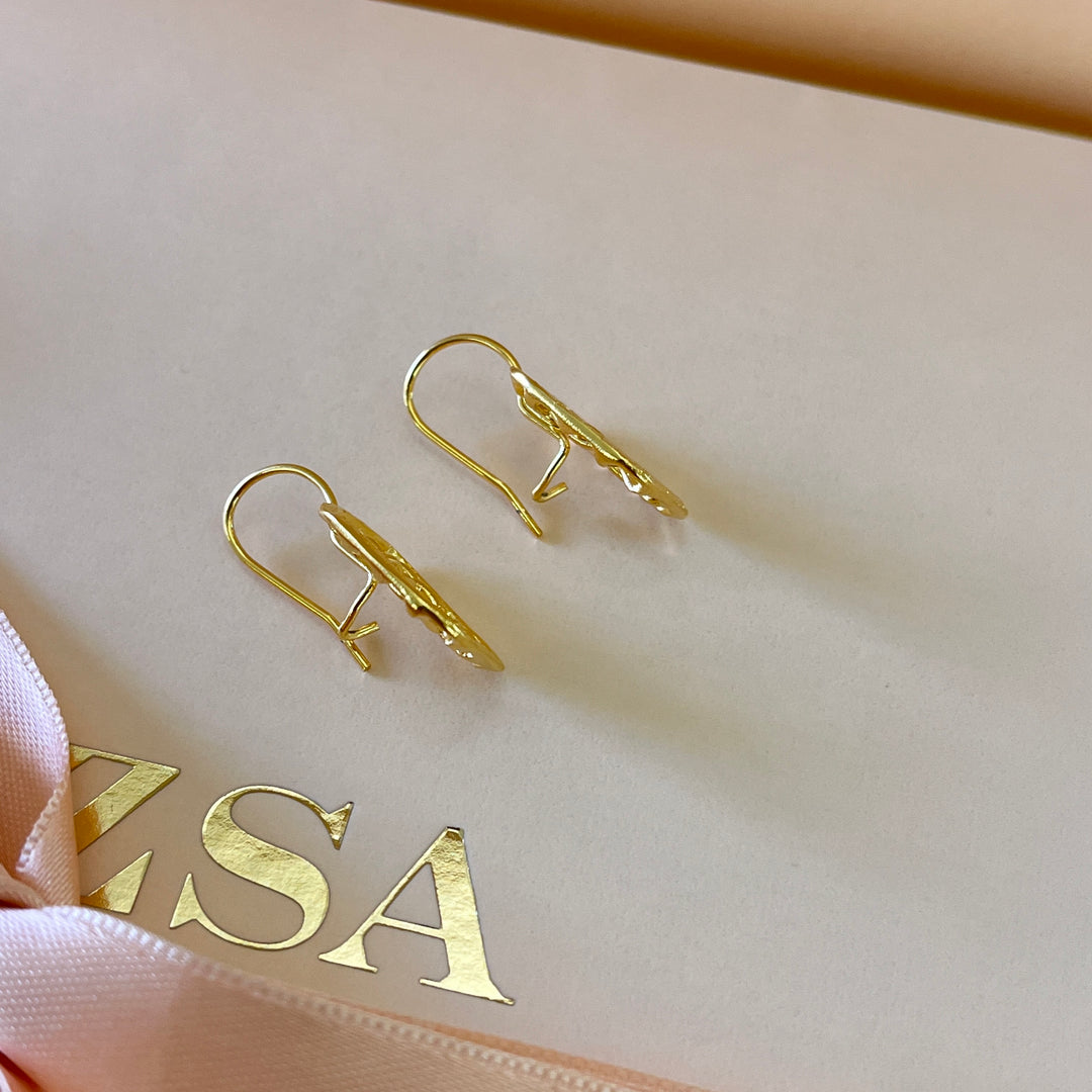 Grid gold handmade set