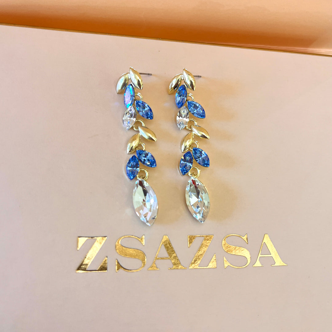 Light blue Swarovski crystal set
