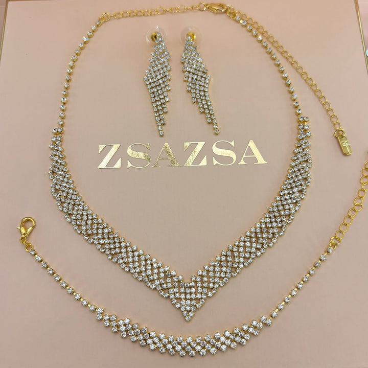 Elegant rhinestone set