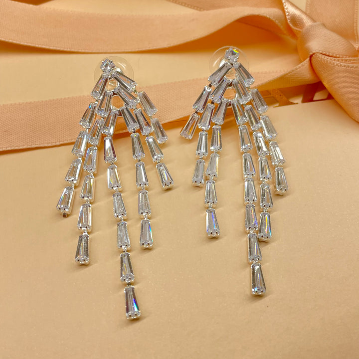 Baguette earrings