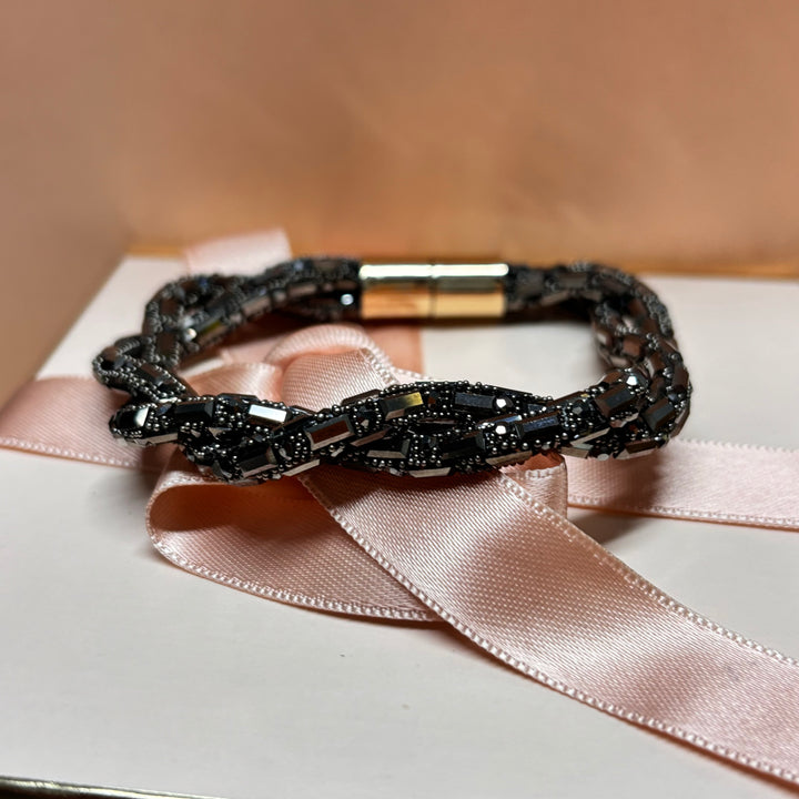 Grey twisted bracelet